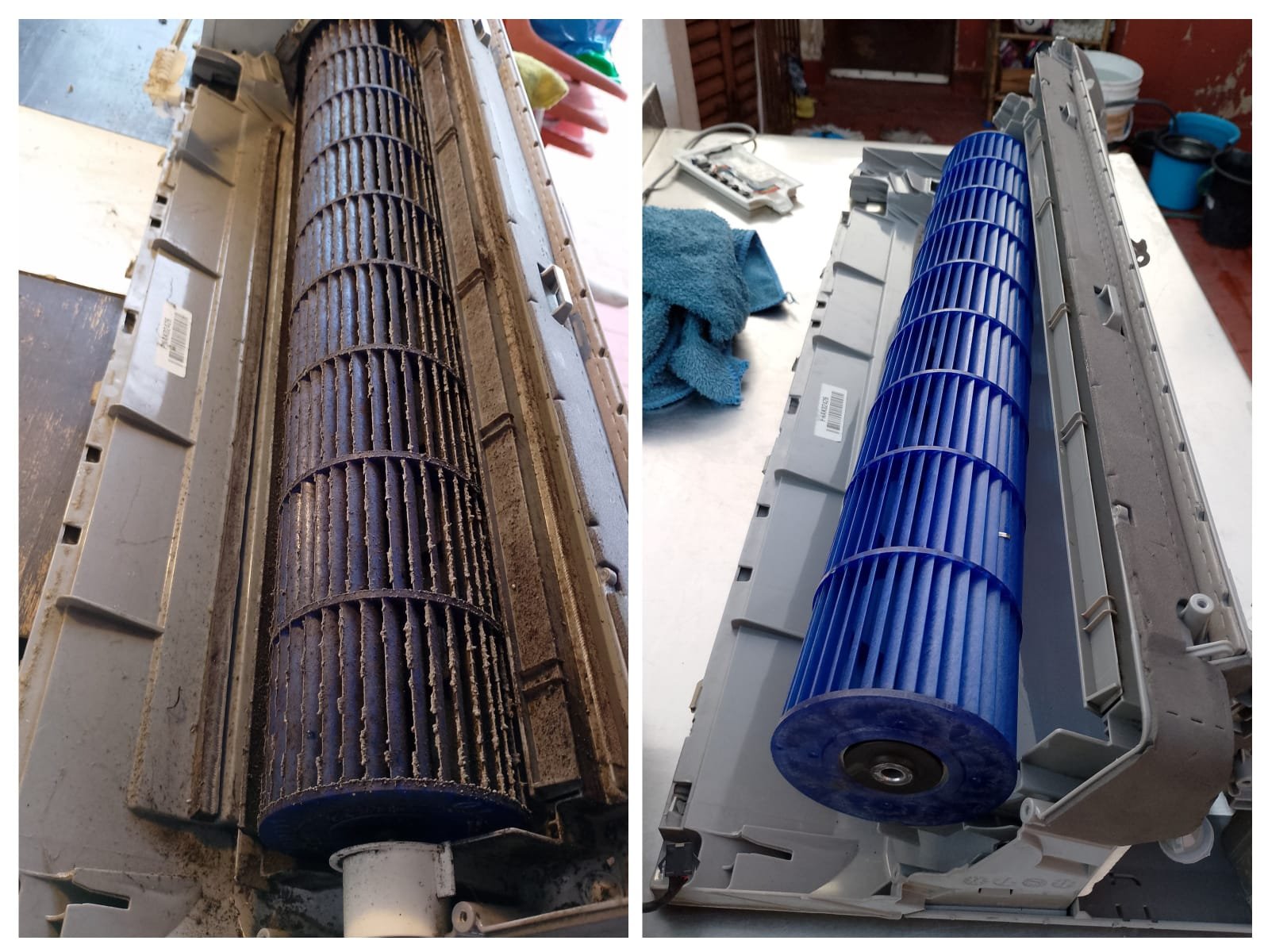 Instalación de aire acondicionado split